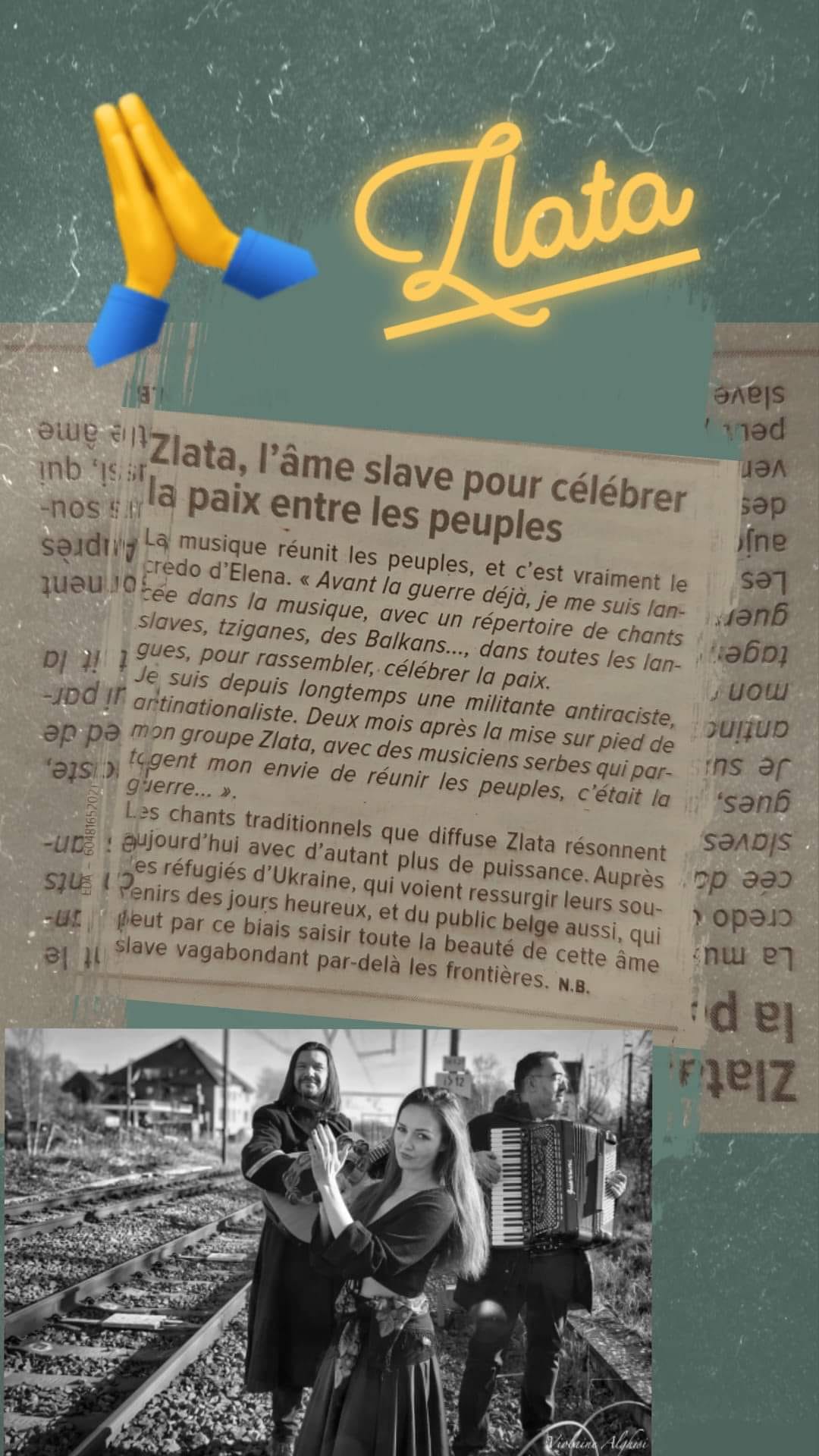 RC Affiche. Liège. Zlata. Mundo festival 2023. Deuxième édition. Musiques tziganes, Balkans, pays de l|Est. 2023-05-13